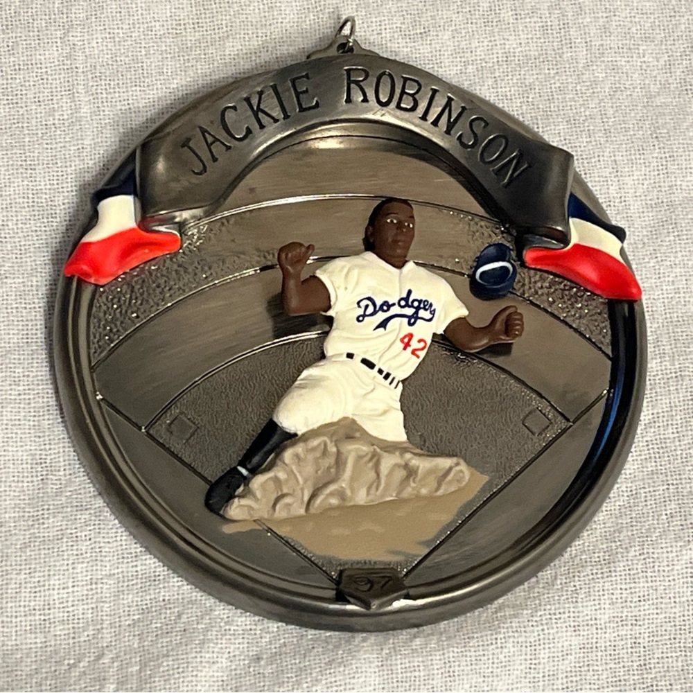 Hallmark Jackie Robinson Baseball Heroes Ornament - 50th Anniversary 4th in set